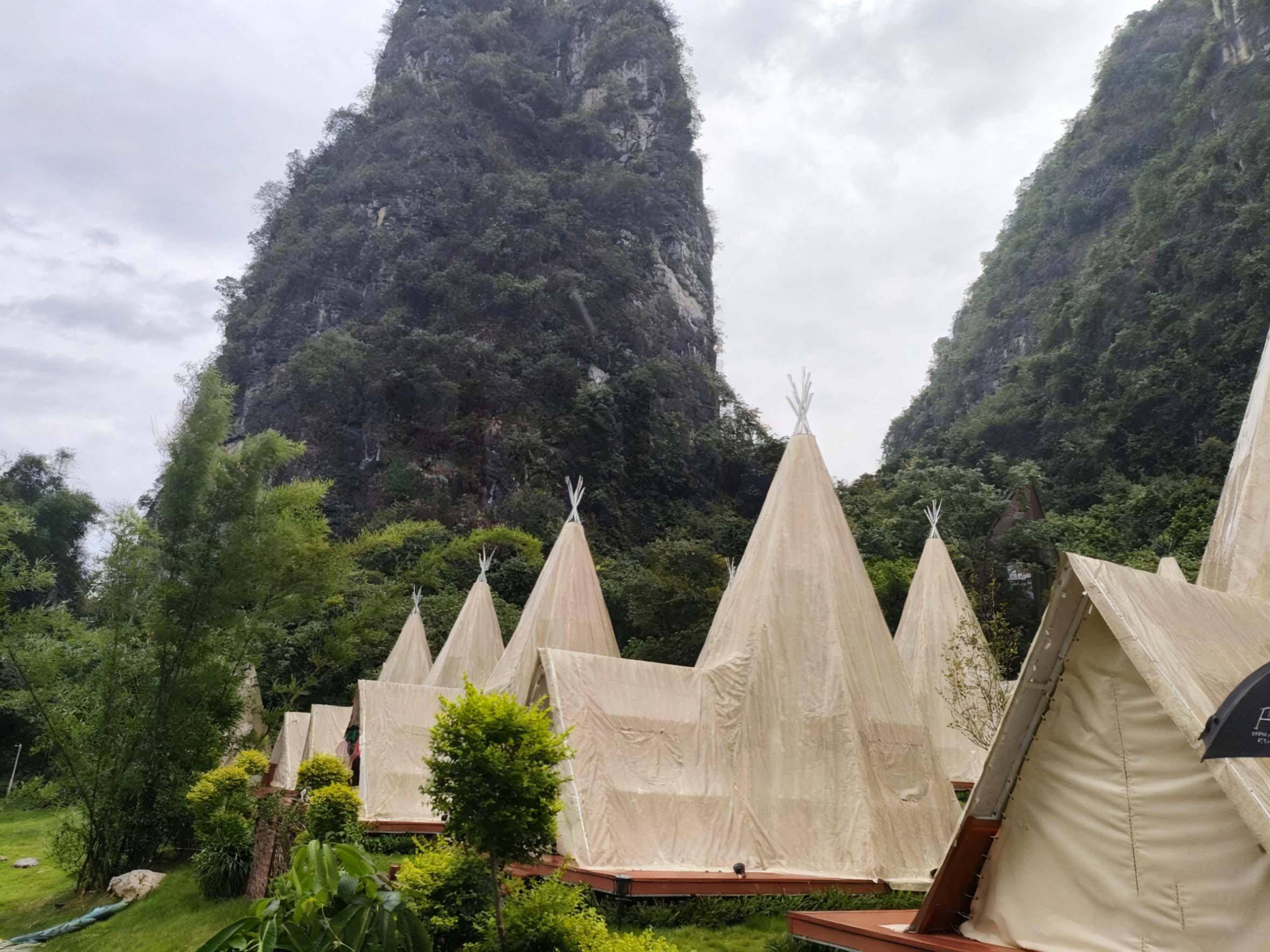 形营地帐篷源头厂家适配户外露营景区住宿商